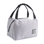 Borsa per il pranzo portatile Borsa per il pranzo termica isolata Borsa termica per il tote Borsa per il pranzo Bento Contenitore per il pranzo Borse per la conservazione degli alimenti scolastici, Black, Bento Storage Bags