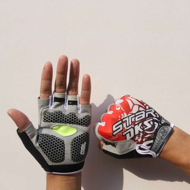 Guanti mezze dita antiscivolo per ciclismo e fitness