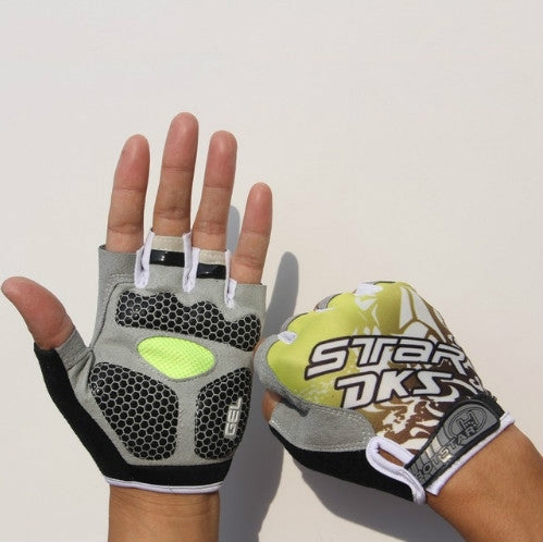 Guanti mezze dita antiscivolo per ciclismo e fitness