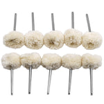 10 pezzi/set testa di lucidatura della lana ruota di lucidatura della lana accessori per smerigliatrice elettrica, Wool Polishing Head