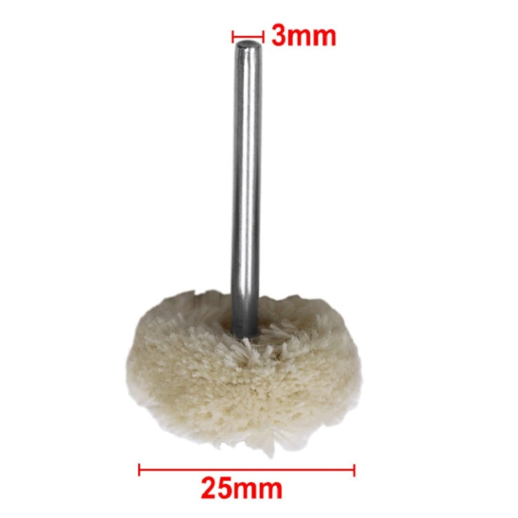 10 pezzi/set testa di lucidatura della lana ruota di lucidatura della lana accessori per smerigliatrice elettrica, Wool Polishing Head