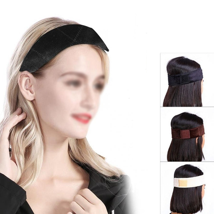 Parrucca in velluto fatta a mano, fascia per capelli, parrucca fissa