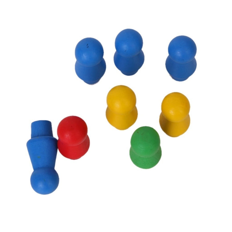 Set da gioco per famiglie con puzzle tradizionale esagonale in legno per bambini, Hexagon Puzzle Checkers