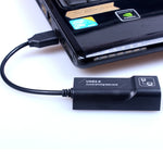 Adattatore Ethernet USB da USB a RJ45 10/100 Mbps Scheda di rete, USB 2.0 100Mbps