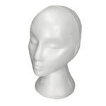 Testa di manichino femminile Espositore in schiuma per berretto, cuffie, accessori per capelli e parrucche Manichino donna in schiuma