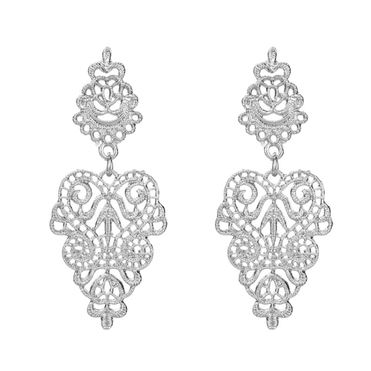 Orecchini pendenti Bohemian Wild in lega 6,5 cm