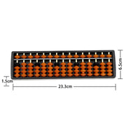 Abaco in plastica 15 cifre Strumento aritmetico Matematica Impara gli aiuti Calcolando i giocattoli Regali per i bambini, 15 Digits Arithmetic Tool Math Abacus