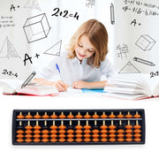 Abaco in plastica 15 cifre Strumento aritmetico Matematica Impara gli aiuti Calcolando i giocattoli Regali per i bambini, 15 Digits Arithmetic Tool Math Abacus