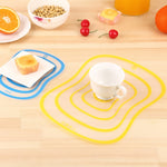 6 pezzi taglieri da cucina taglieri flessibili in PP trasparente, S(20x14.8cm), M(30.5x23.5cm), L(42x31.5cm)