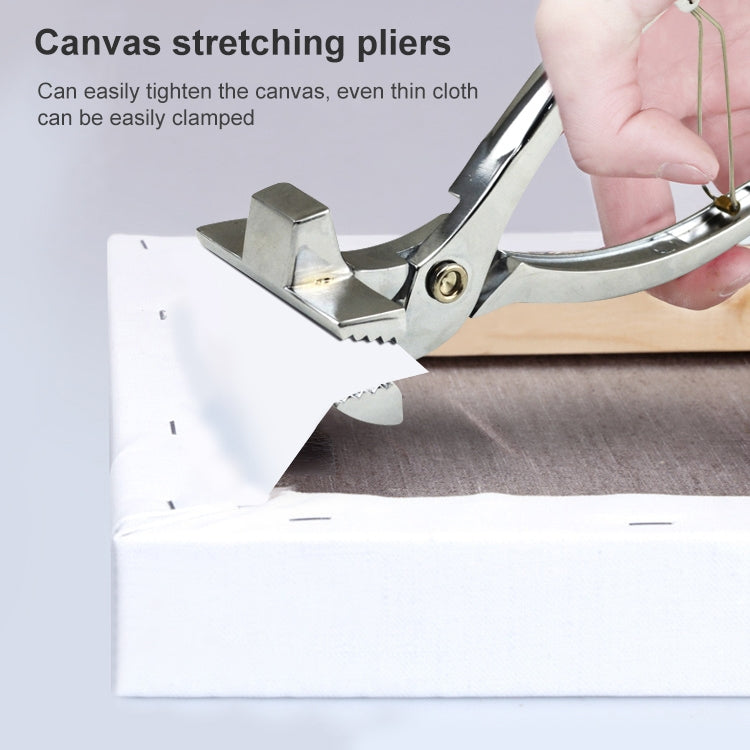 Strumento per incorniciare l'artista con pinza per allungare la tela cromata, Artist Framing Tool