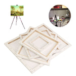 Pittura a olio acrilica Cornice in legno su tela per artista quadrata vuota bianca, Board Frame, 15x15cm, Board Frame, 20x20cm, Board Frame, 20x30cm, Board Frame, 25x30cm, Board Frame, 30x30cm, Board Frame, 30x40cm, Board Frame, 40x40cm                ...
