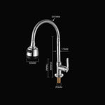 Rubinetto da cucina Testa antispruzzo Lavabo Lavello Rubinetto girevole universale Giunto in rame pieno, Cold Water, Cold Water+50 cm Tube, Cold Water+60 cm Tube, Cold Water+80 cm Tube, Hot & Cold Water, Hot & Cold Water+60 cm Tube, 304 Cold Water     ...
