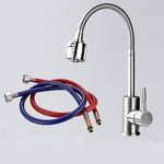 Rubinetto da cucina Testa antispruzzo Lavabo Lavello Rubinetto girevole universale Giunto in rame pieno, Cold Water, Cold Water+50 cm Tube, Cold Water+60 cm Tube, Cold Water+80 cm Tube, Hot & Cold Water, Hot & Cold Water+60 cm Tube, 304 Cold Water     ...