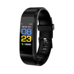 Bracciale fitness tracker sportivo con contapassi per orologio intelligente con schermo OLED ID115 da 0,96 pollici, ID115 Black, ID115 Red, ID115 Green, ID115 Purple, ID115 Blue