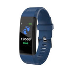 Bracciale fitness tracker sportivo con contapassi per orologio intelligente con schermo OLED ID115 da 0,96 pollici, ID115 Black, ID115 Red, ID115 Green, ID115 Purple, ID115 Blue