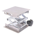 Piattaforma elevatrice manuale in acciaio inossidabile da laboratorio 100x100mm Piccola piattaforma elevatrice, Laboratory Lifting Platform