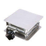 Piattaforma elevatrice manuale in acciaio inossidabile da laboratorio 100x100mm Piccola piattaforma elevatrice, Laboratory Lifting Platform