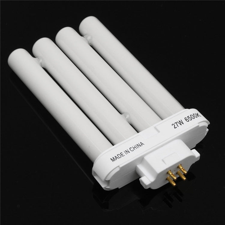 Lampadina fluorescente 27W 6500K 4 pin tubo compatto