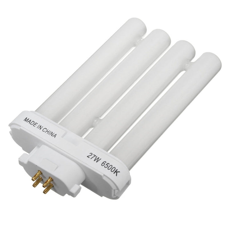 Lampadina a 4 file 27W 6500K 4PinTube Tubo fluorescente compatto Lampada a risparmio energetico Tubo lampadina Illuminazione bianca pura