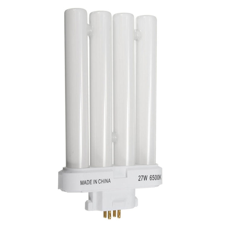 Lampadina a 4 file 27W 6500K 4PinTube Tubo fluorescente compatto Lampada a risparmio energetico Tubo lampadina Illuminazione bianca pura