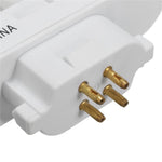 Lampadina a 4 file 27W 6500K 4PinTube Tubo fluorescente compatto Lampada a risparmio energetico Tubo lampadina Illuminazione bianca pura