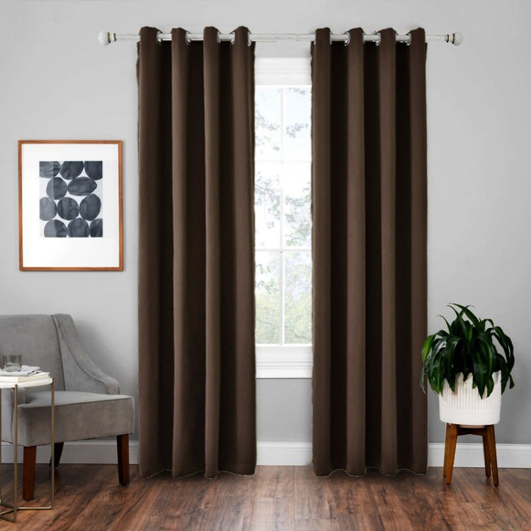 Tenda solida isolante in tessuto per tende ombreggianti ad alta precisione da 4 pezzi, 52x84（132x213）, 52x95 Inch（132x240CM）