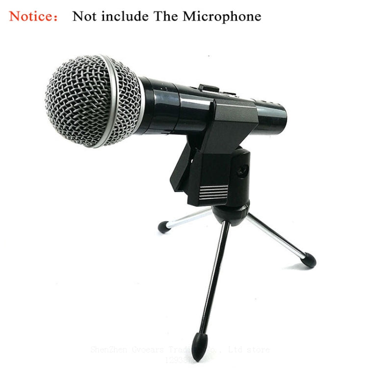 Supporto per microfono Supporto per microfono regolabile Supporto per clip con morsetto per microfono pieghevole Supporto per treppiede in metallo