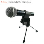 Supporto per microfono Supporto per microfono regolabile Supporto per clip con morsetto per microfono pieghevole Supporto per treppiede in metallo