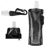 Borsa per acqua in silicone pieghevole ultraleggera portatile da 0,5 litri Forniture per sport all'aria aperta Borsa impermeabile per boccetta morbida da campeggio per escursionismo