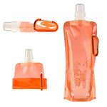 Borsa per acqua in silicone pieghevole ultraleggera portatile da 0,5 litri Forniture per sport all'aria aperta Borsa impermeabile per boccetta morbida da campeggio per escursionismo