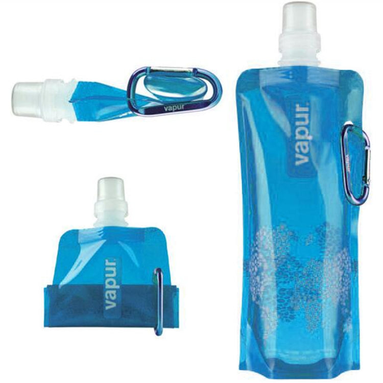 Borsa per acqua in silicone pieghevole ultraleggera portatile da 0,5 litri Forniture per sport all'aria aperta Borsa impermeabile per boccetta morbida da campeggio per escursionismo