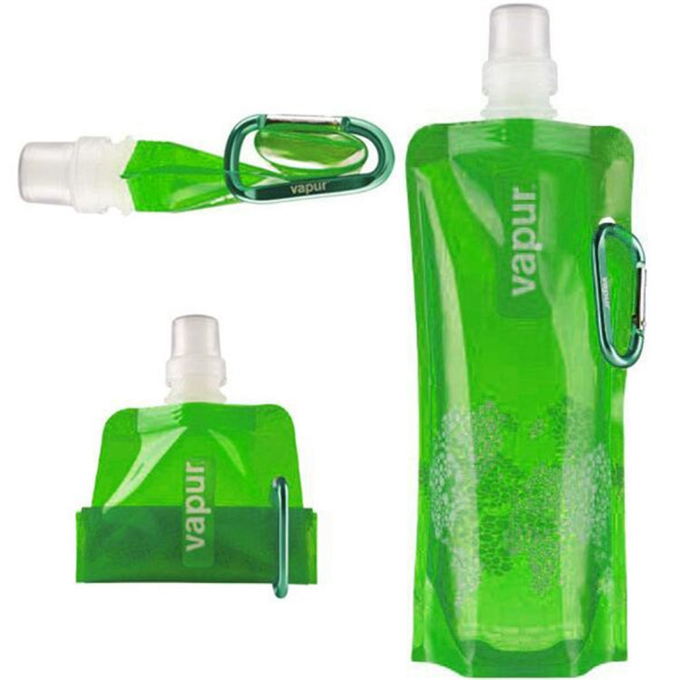 Borsa per acqua in silicone pieghevole ultraleggera portatile da 0,5 litri Forniture per sport all'aria aperta Borsa impermeabile per boccetta morbida da campeggio per escursionismo