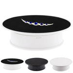 Espositore per giradischi rotante elettrico da 360 gradi da 20 cm per fotografia, carico massimo, puntelli per riprese video da 1,5 kg, giradischi, 20cm/Powered by Battery(W+B), 20cm/Powered by Battery(B), 20cm/Powered by Battery(W)