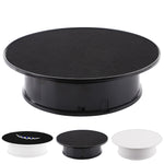 Espositore per giradischi rotante elettrico da 360 gradi da 20 cm per fotografia, carico massimo, puntelli per riprese video da 1,5 kg, giradischi, 20cm/Powered by Battery(W+B), 20cm/Powered by Battery(B), 20cm/Powered by Battery(W)