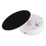 Giradischi elettrico girevole da 30 cm a 360 gradi espositore puntelli per riprese video giradischi per fotografia, carico 4 kg, spina americana (bianco + nero), 30cm (W+B), 30cm (B)