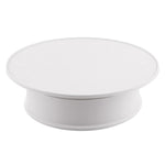 Giradischi elettrico rotante da 30 cm, a 360 gradi, espositore, puntelli per riprese video, giradischi per fotografia, carico 4 kg, spina americana (bianco), 30cm(W)