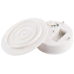 Giradischi elettrico rotante da 30 cm, a 360 gradi, espositore, puntelli per riprese video, giradischi per fotografia, carico 4 kg, spina americana (bianco), 30cm(W)