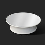 Giradischi Elettrico Girevole da 30 cm a 360 Gradi Espositore con Specchio Superiore Puntelli per Riprese Video Giradischi per Fotografia, Carico 4 kg (Bianco), 30cm Mirror Top(White)