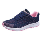 Scarpe da ginnastica piatte traspiranti in mesh Scarpe da corsa Scarpe casual da donna, 35, 36, 37, 38, 39, 40