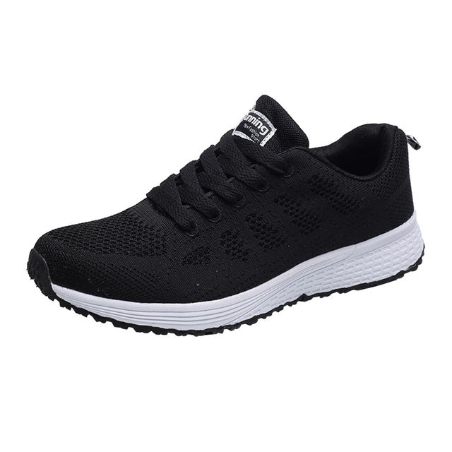 Scarpe da ginnastica piatte traspiranti in mesh Scarpe da corsa Scarpe casual da donna, 35, 36, 37, 38, 39, 40