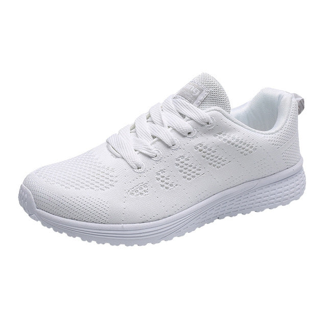 Scarpe da ginnastica piatte traspiranti in mesh Scarpe da corsa Scarpe casual da donna, 35, 36, 37, 38, 39, 40