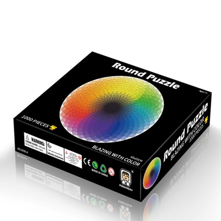 Puzzle 3D rotondo Giocattolo puzzle aereo di cartone animato 1000 pezzi