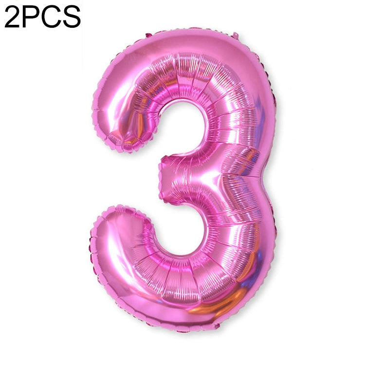 2 palloncini con numeri in foglio di alluminio da 40 pollici, compleanno, matrimonio, festa di fidanzamento, decorazioni per bambini