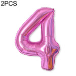 2 palloncini con numeri in foglio di alluminio da 40 pollici, compleanno, matrimonio, festa di fidanzamento, decorazioni per bambini