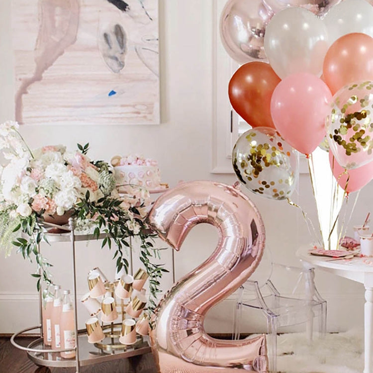 2 palloncini con numeri in foglio di alluminio da 40 pollici, compleanno, matrimonio, festa di fidanzamento, decorazioni per bambini