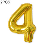2 palloncini con numeri in foglio di alluminio da 40 pollici, compleanno, matrimonio, festa di fidanzamento, decorazioni per bambini