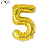 2 palloncini con numeri in foglio di alluminio da 40 pollici, compleanno, matrimonio, festa di fidanzamento, decorazioni per bambini