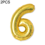 2 palloncini con numeri in foglio di alluminio da 40 pollici, compleanno, matrimonio, festa di fidanzamento, decorazioni per bambini