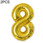 2 palloncini con numeri in foglio di alluminio da 40 pollici, compleanno, matrimonio, festa di fidanzamento, decorazioni per bambini