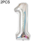 2 palloncini con numeri in foglio di alluminio da 40 pollici, compleanno, matrimonio, festa di fidanzamento, decorazioni per bambini